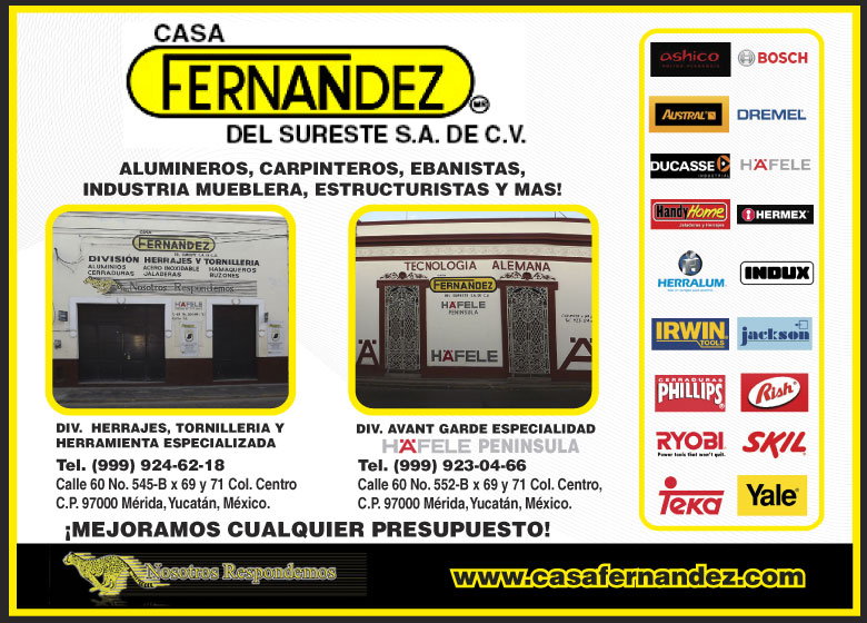 Casa Fernandez Del Sureste Herrajes En General En Yucatan M