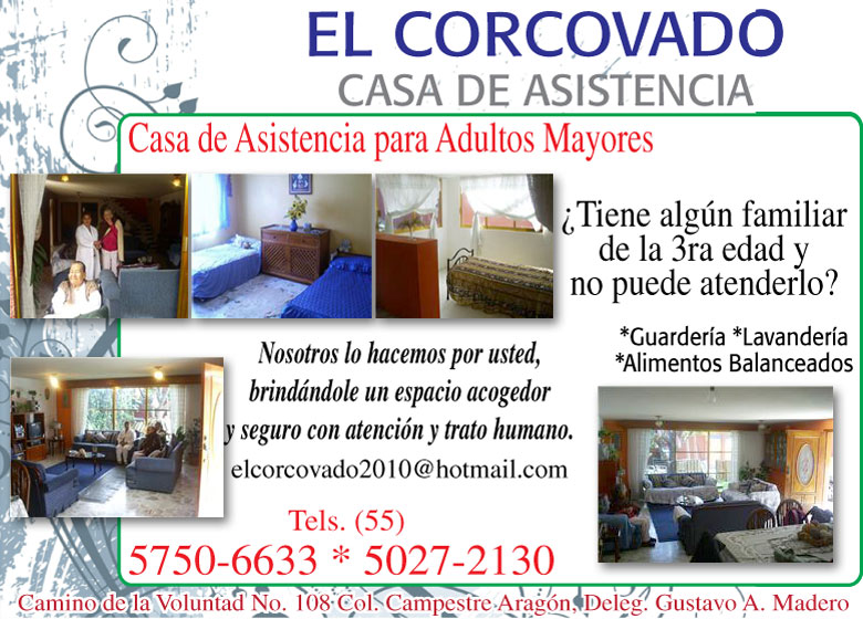 Casa De Asistencia El Corcovado Asilos En Distrito Federal