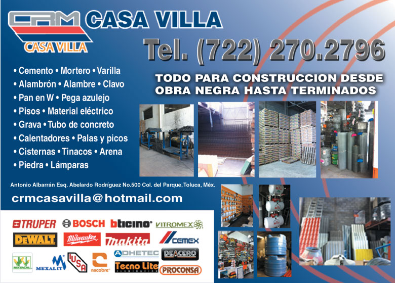 Crm Casa Villa Materiales Para Construccion En Mexico Toluc