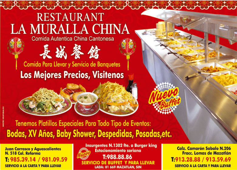 Restaurant La Muralla China Restaurantes Comida Rápida en Si