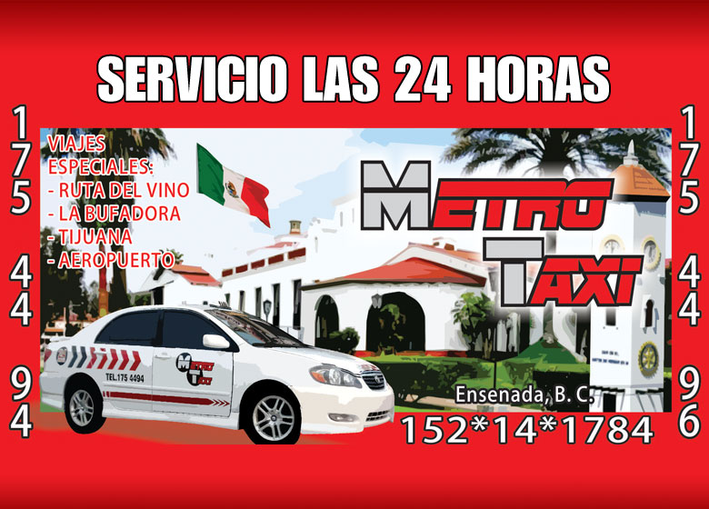Metro Taxi Taxis en Baja California, Ensenada, , Lomas De V